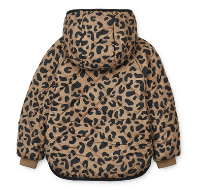 Jackson Jacke mit Leomuster von hinten